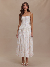Jasmine Dress - White Floral