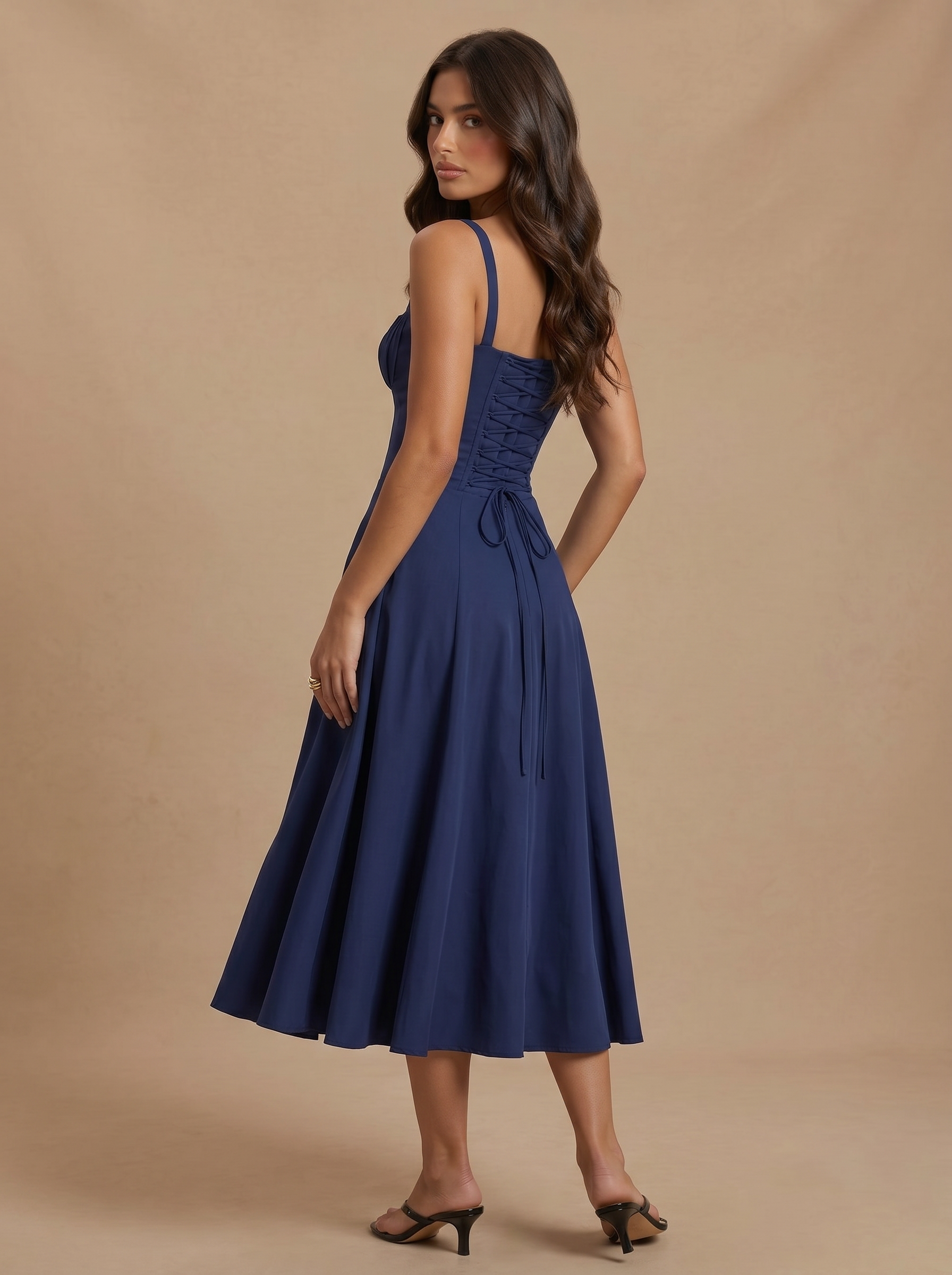 Grace Dress - Navy
