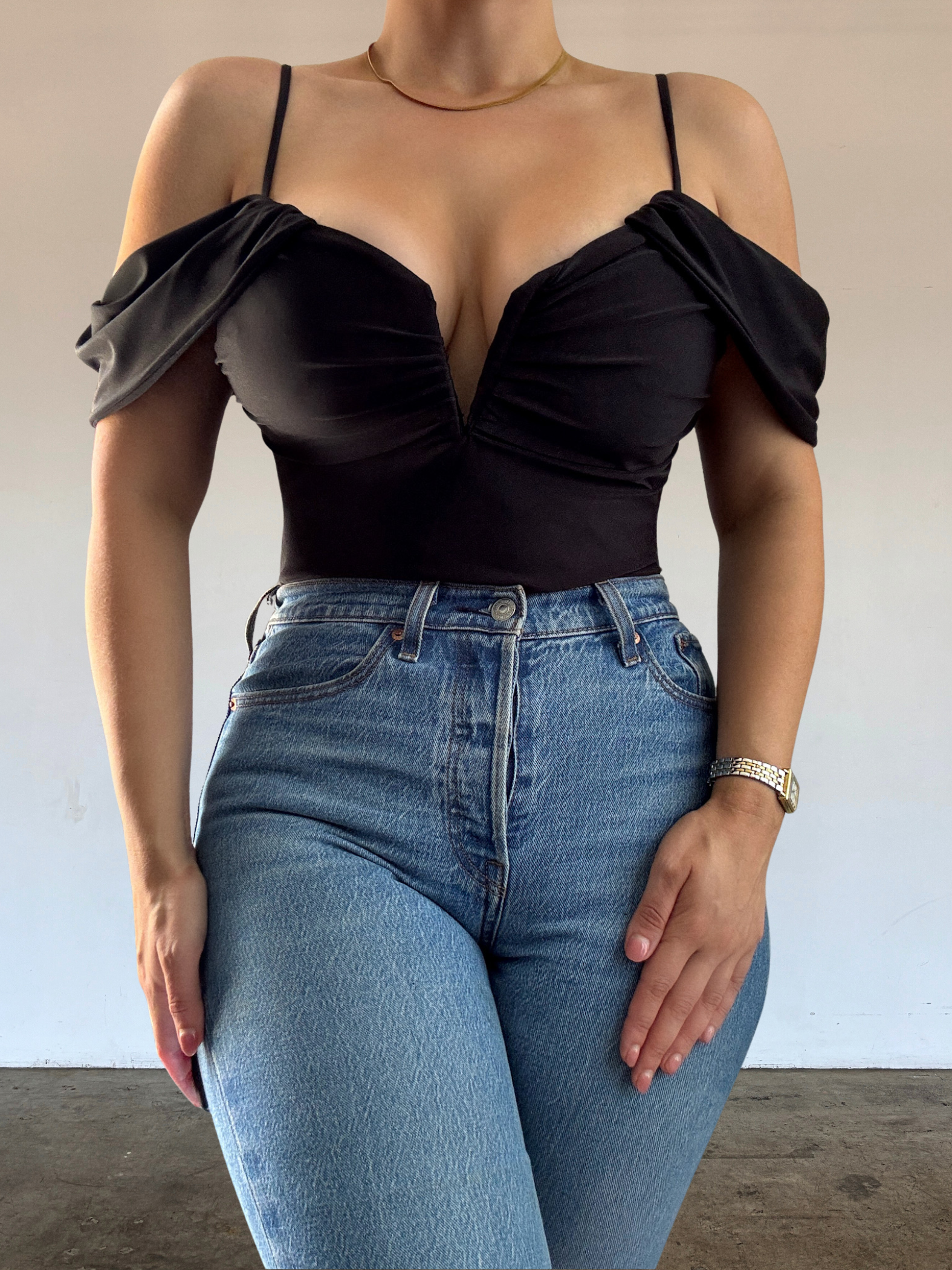Loretta Bodysuit - Black
