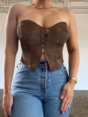 Davina Top - Brown