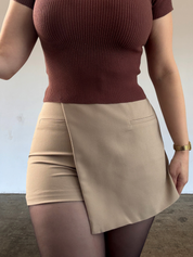 Lena Skort - Dark Taupe