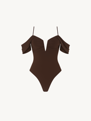 Loretta Bodysuit - Mocha