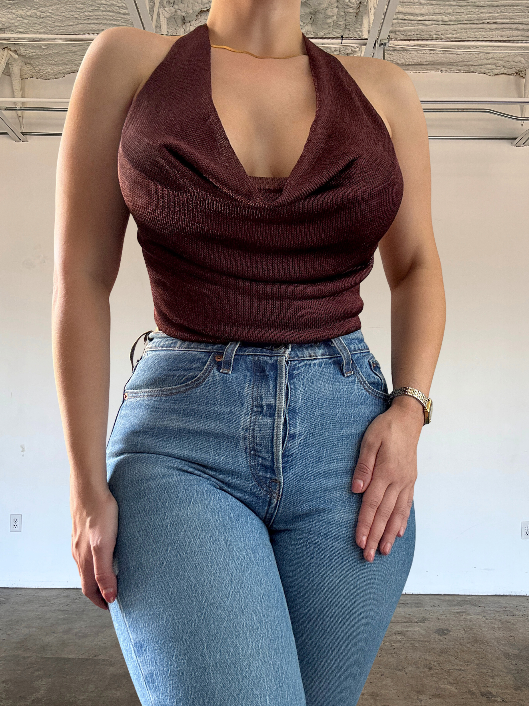Maisie Top - Dark Cherry