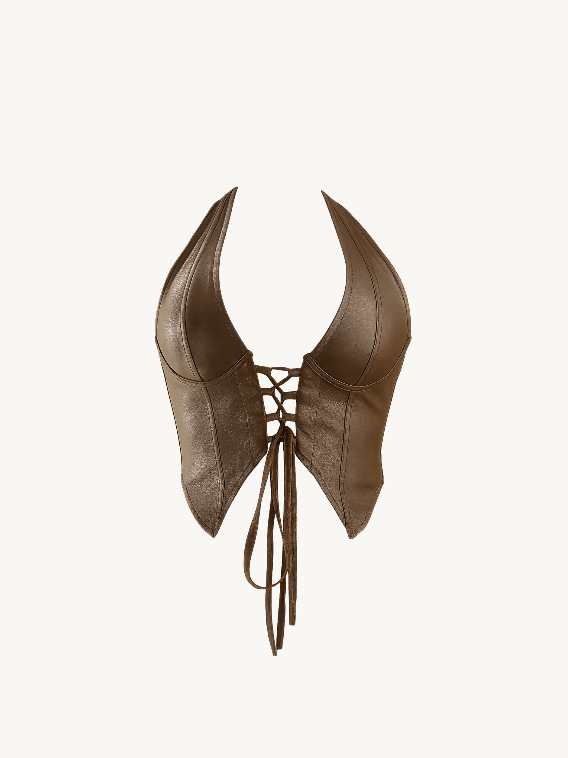 Dallas Halter Top - Brown