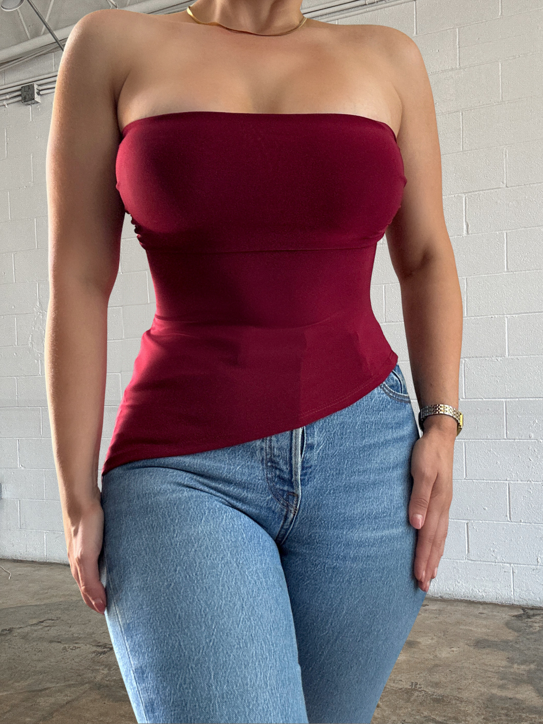 Cassidy Top - Burgundy