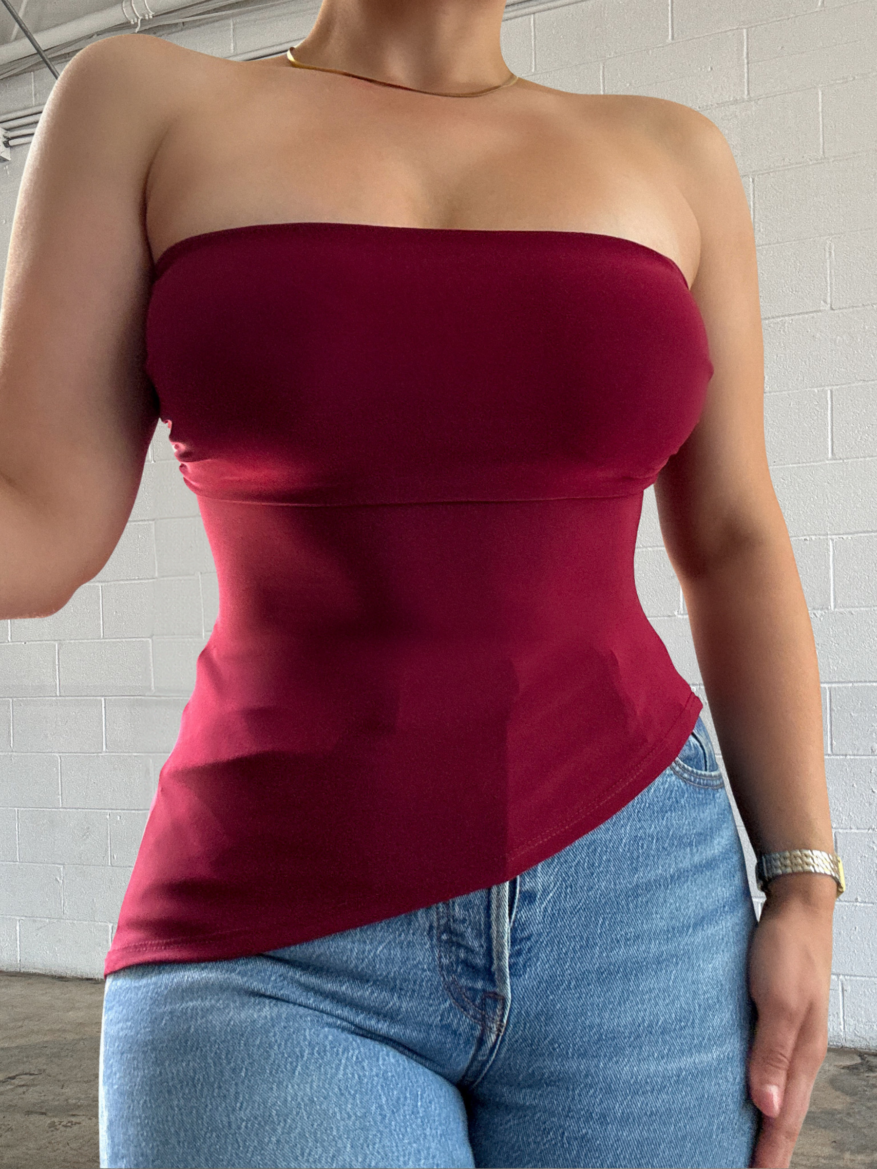 Cassidy Top - Burgundy