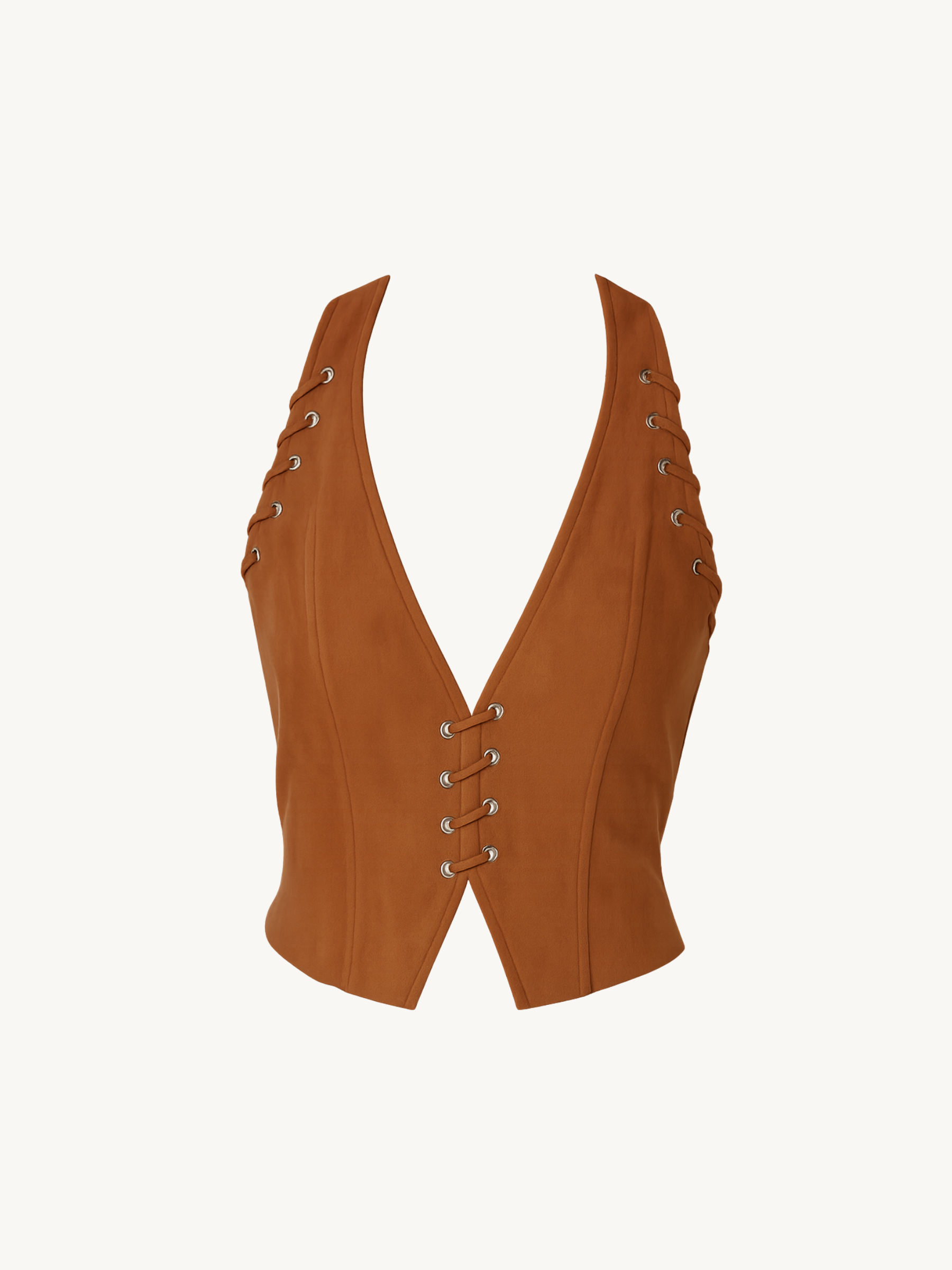 Liv Halter Top - Tan