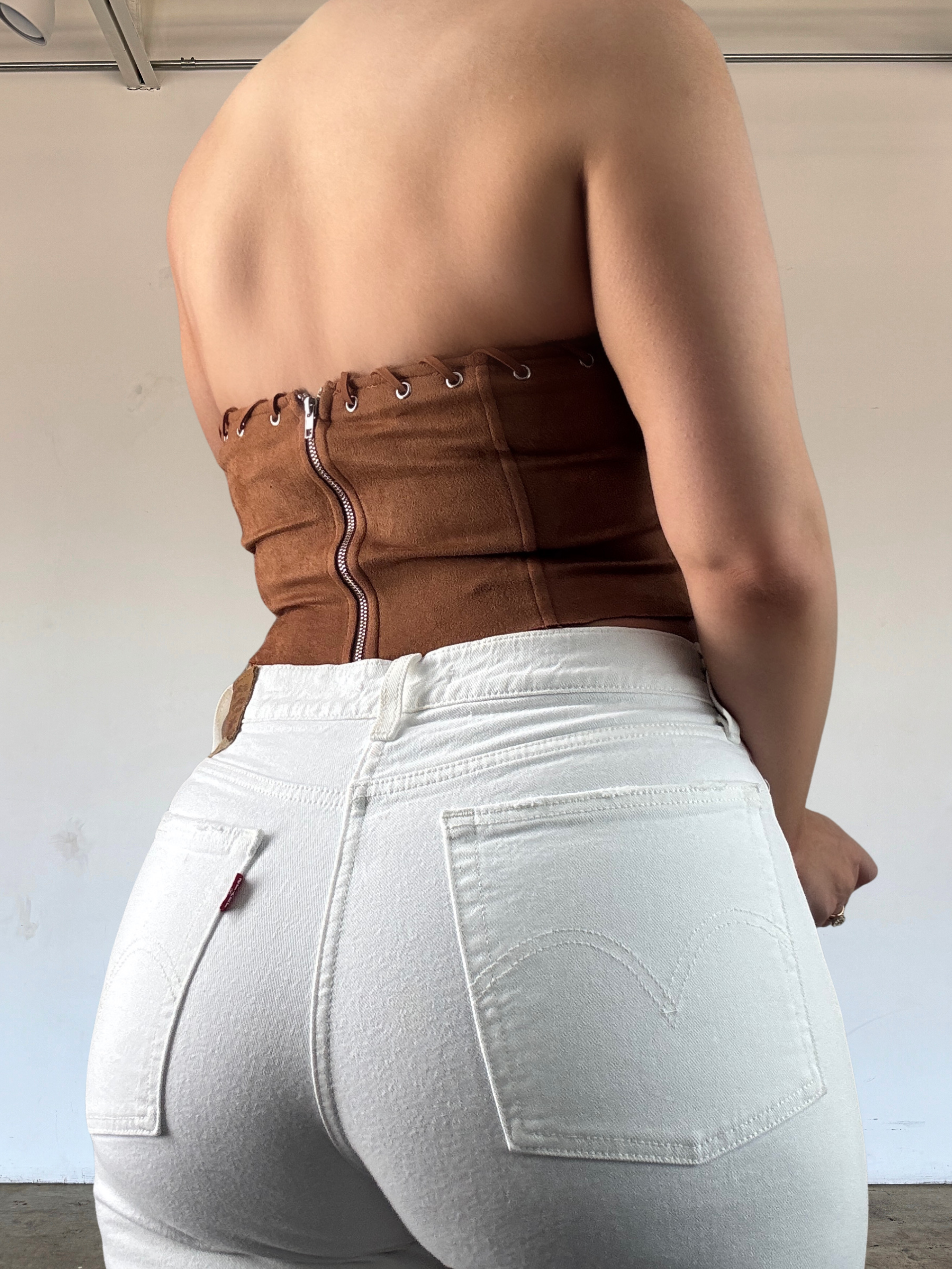 Liv Halter Top - Tan