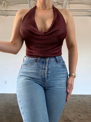 Maisie Top - Dark Cherry