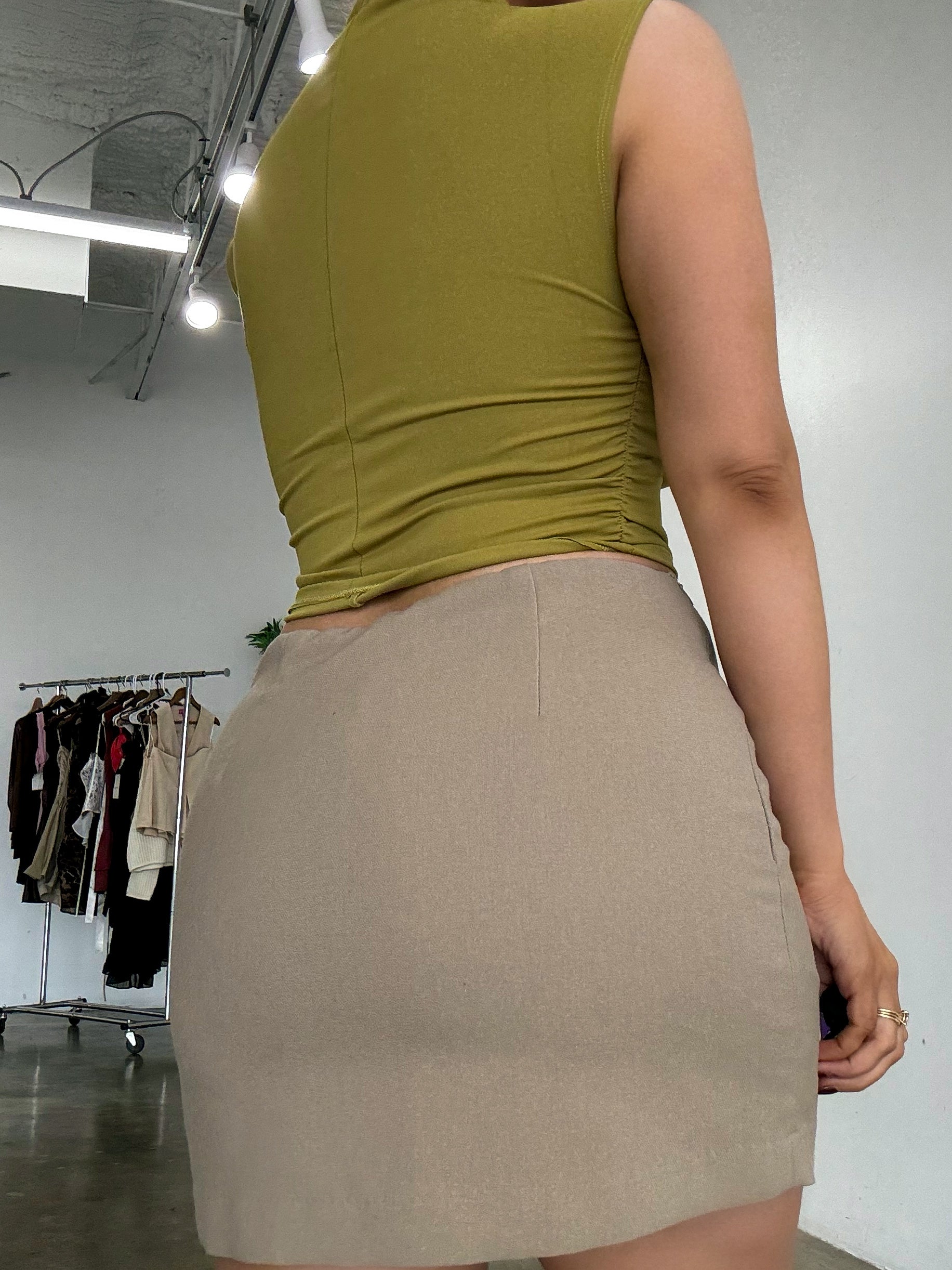 Talia Top - Martini Olive