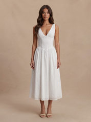 Emmie Dress - White