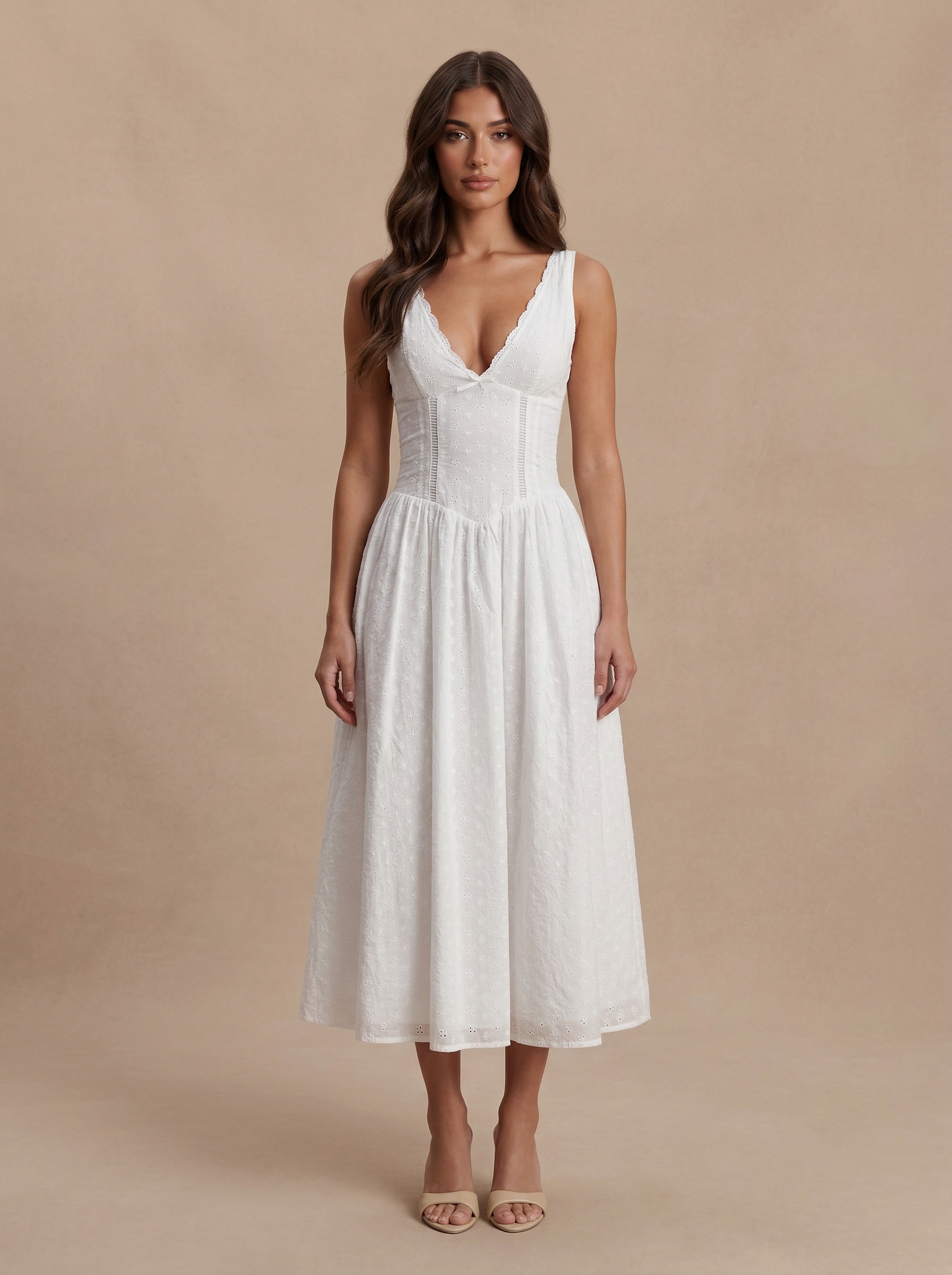 Emmie Dress - White