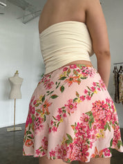 Jaime Skirt - Peach Floral