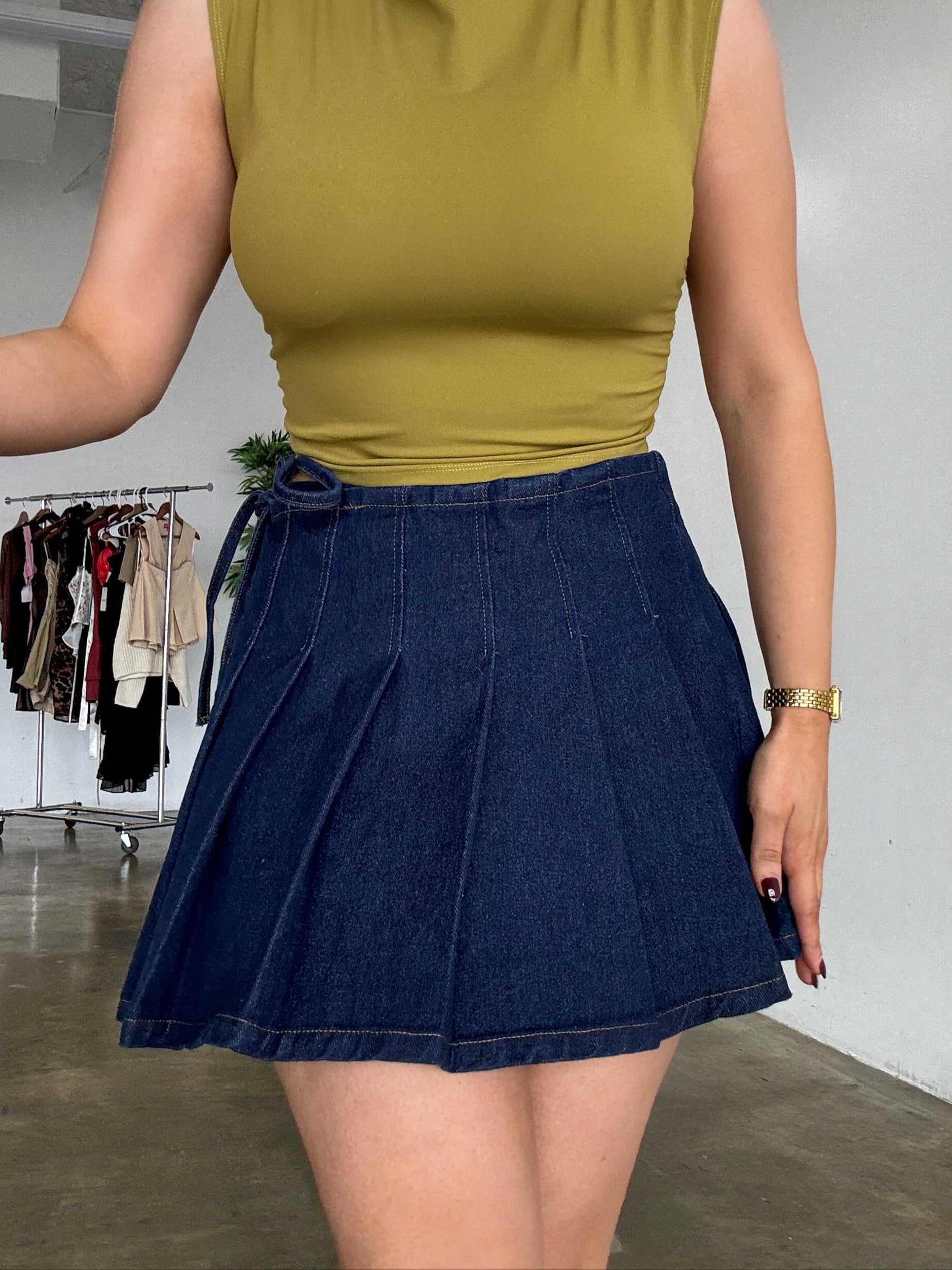 Mable Skirt - Indigo