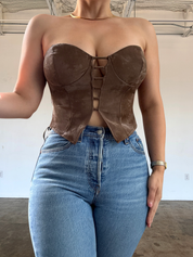 Davina Top - Brown