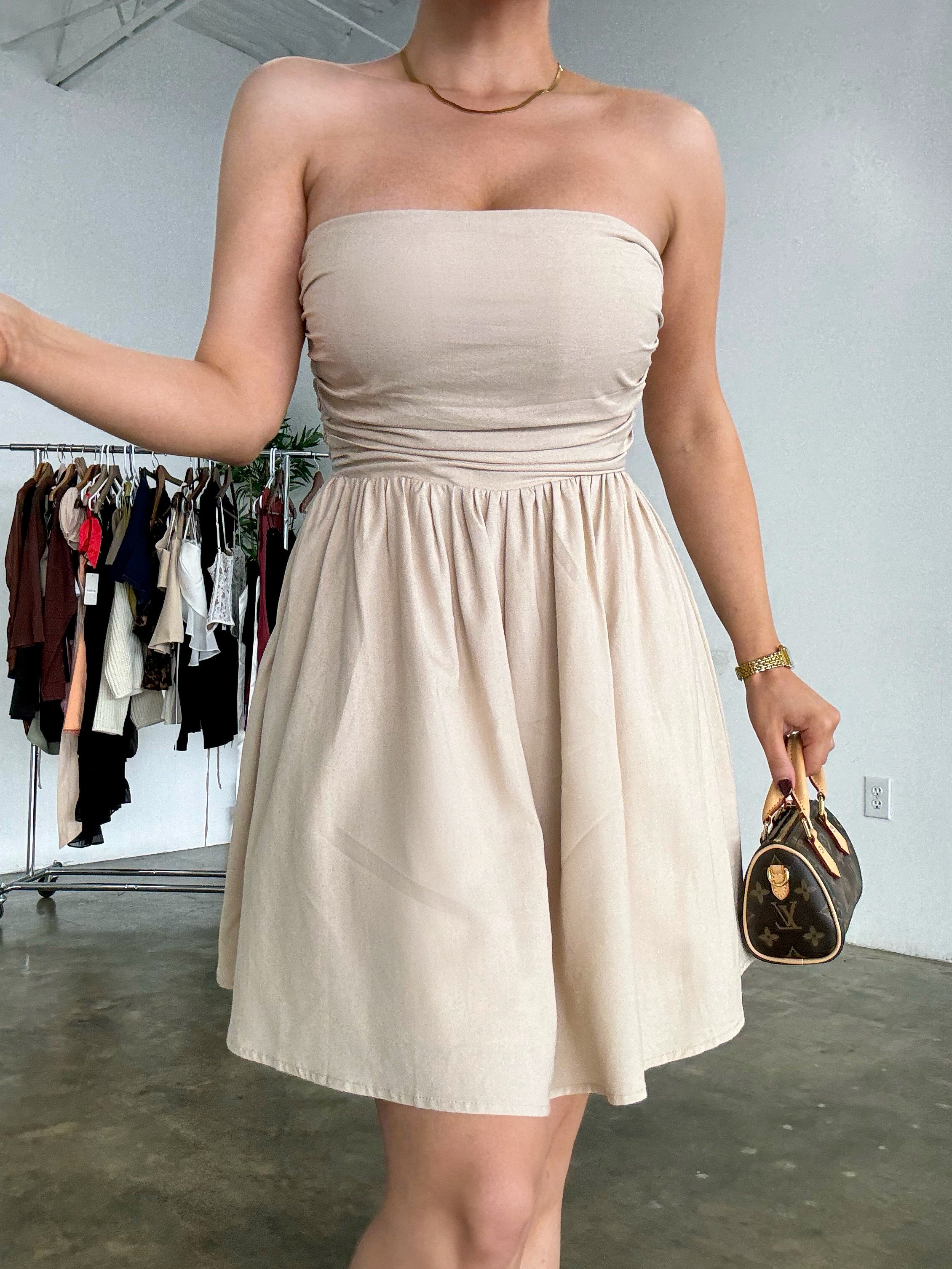 Vera Dress - Beige