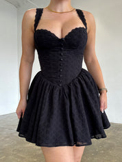 Jazmin Mini Dress - Black