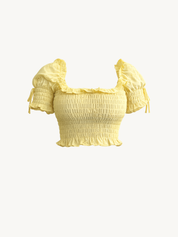 Ava Top - Light Yellow