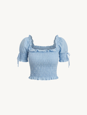 Ava Top - Sky Blue