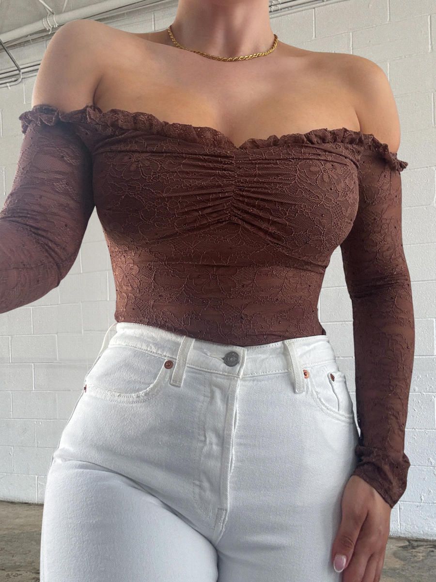 Alma Bodysuit - Chocolate