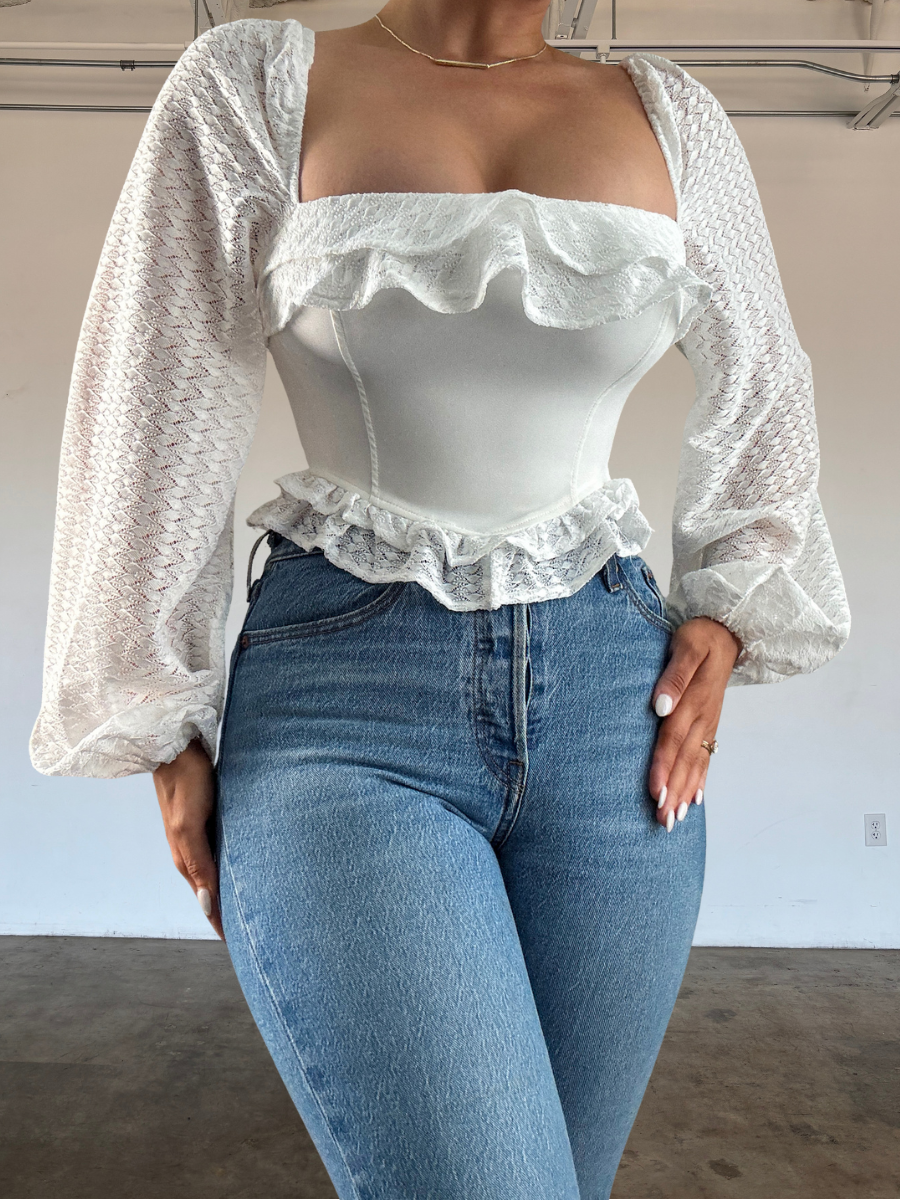 Raya Top - Ivory