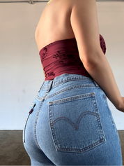 Amora Top - Burgundy