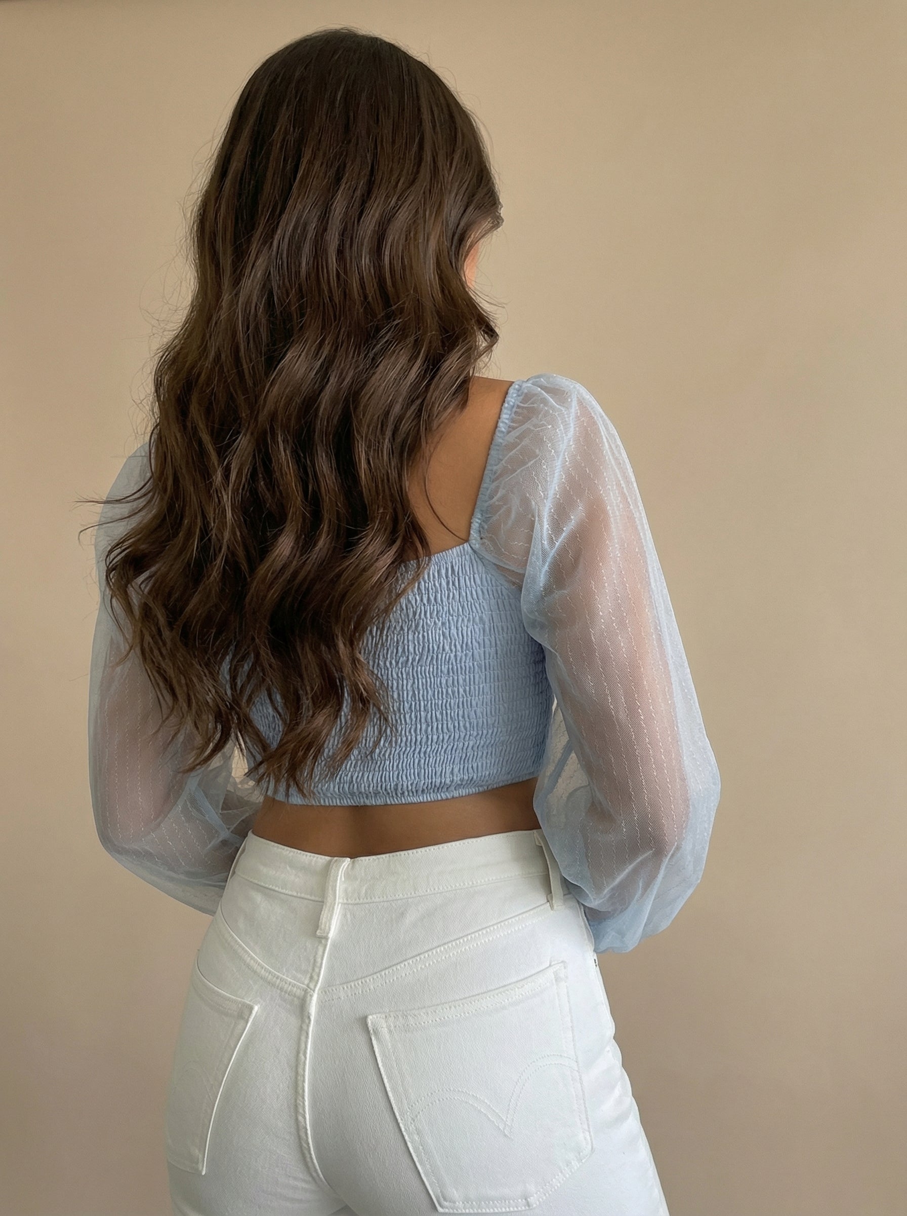 Ariah Top - Light Blue