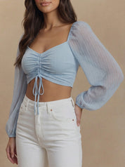Ariah Top - Light Blue