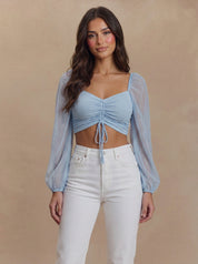 Ariah Top - Light Blue