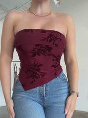 Amora Top - Burgundy