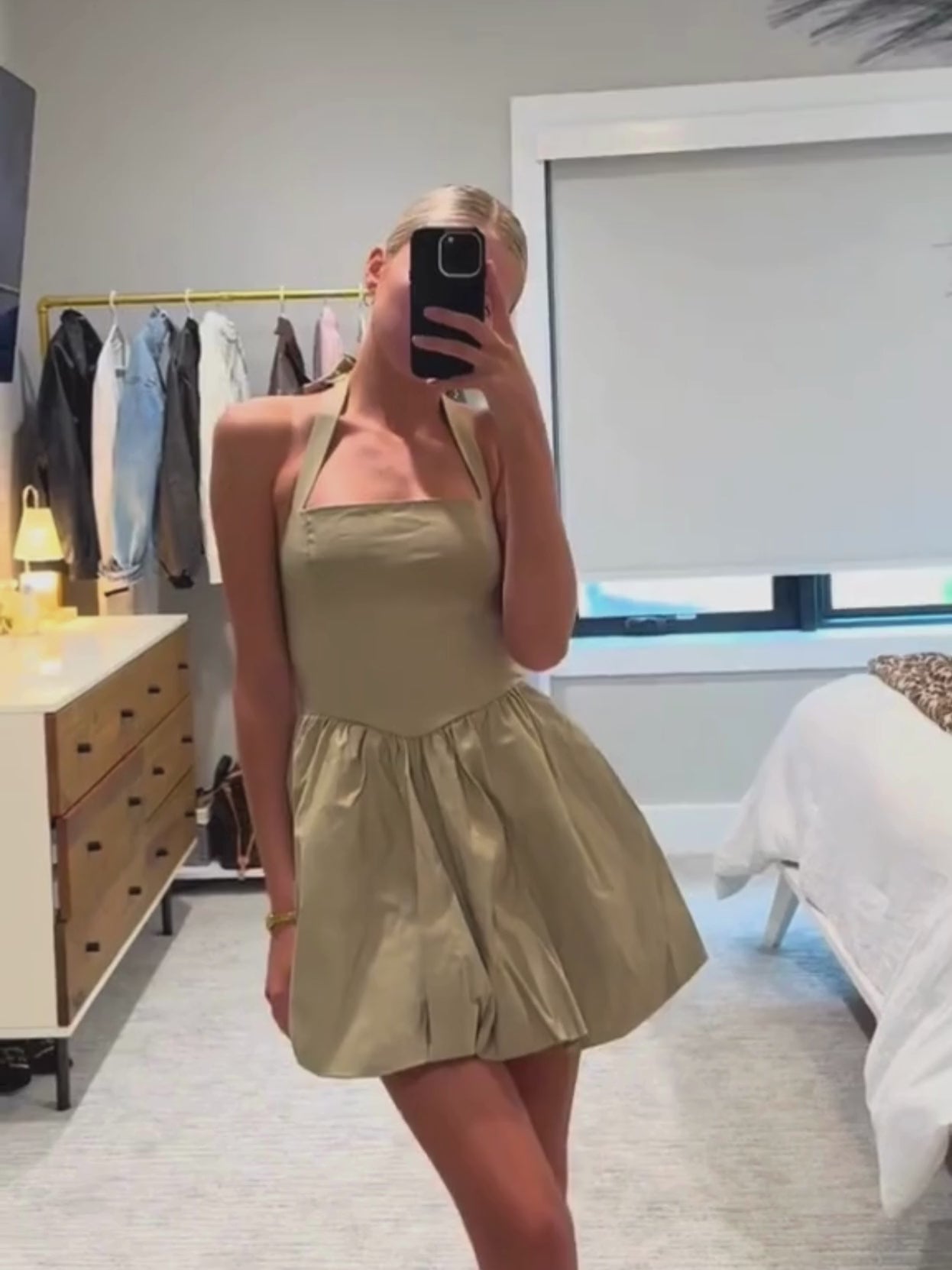 Lucille Dress - Taupe