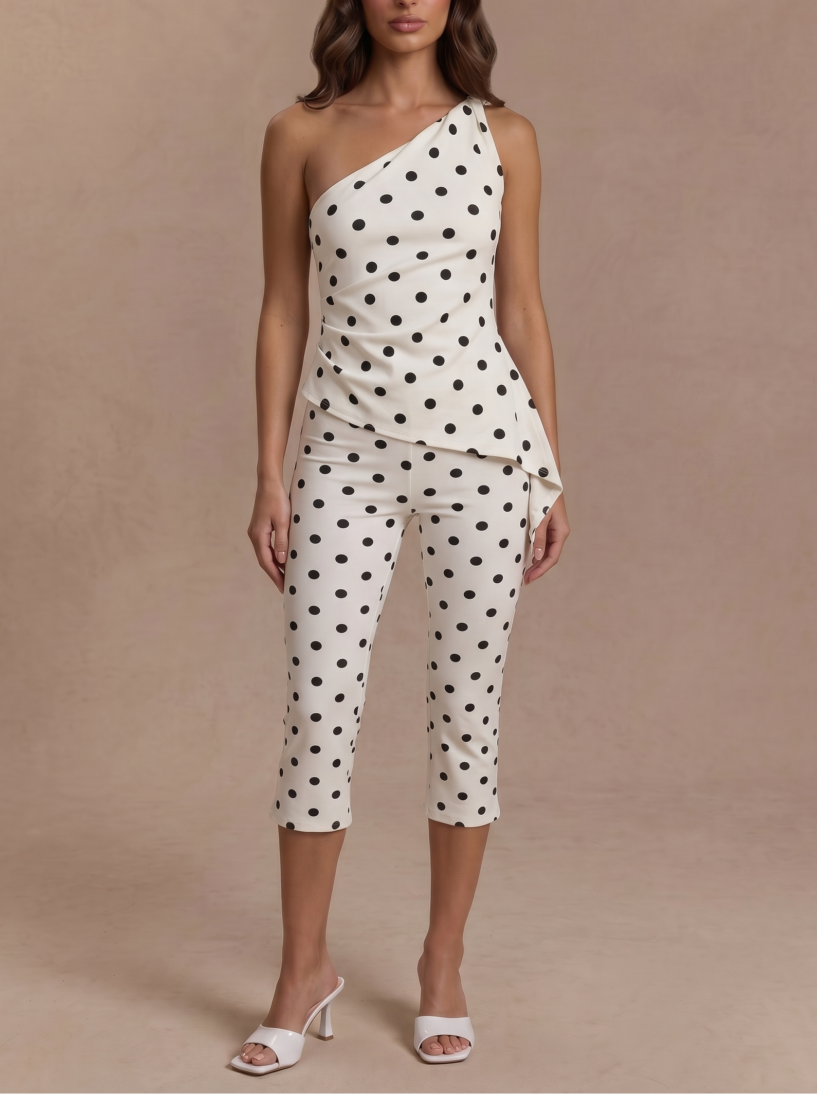 Gabriela Capri Pants - Polka Dot
