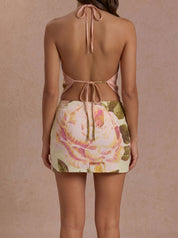 Lilliana Skirt - Yellow Floral